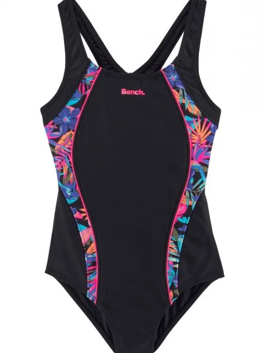 Foto van product BENCH Badpak blauw / koraal / pink / zwart