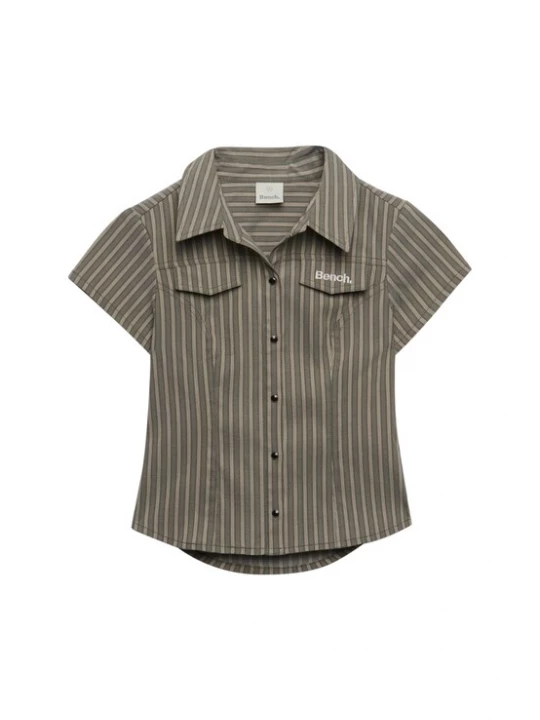 Foto van product BENCH Blouse 'Bench X Superdry & Co' beige / donkerbeige / brokaat