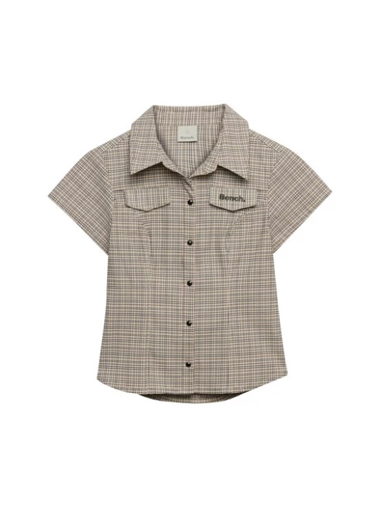 Foto van product BENCH Blouse 'Bench X Superdry&Co' beige / lichtbeige / bruin gemêleerd