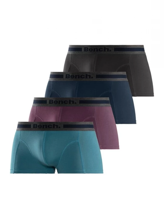 Foto van product BENCH Boxershorts navy / petrol / cyclaam / zwart