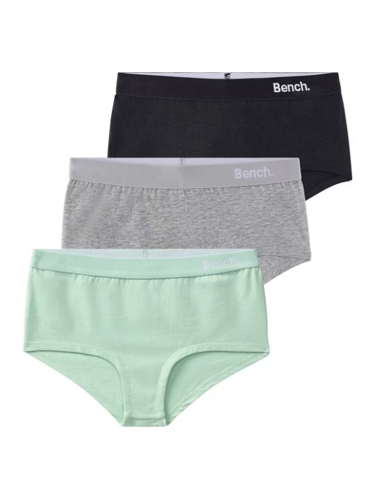 Foto van product BENCH Onderbroek grijs gemêleerd / mintgroen / zwart