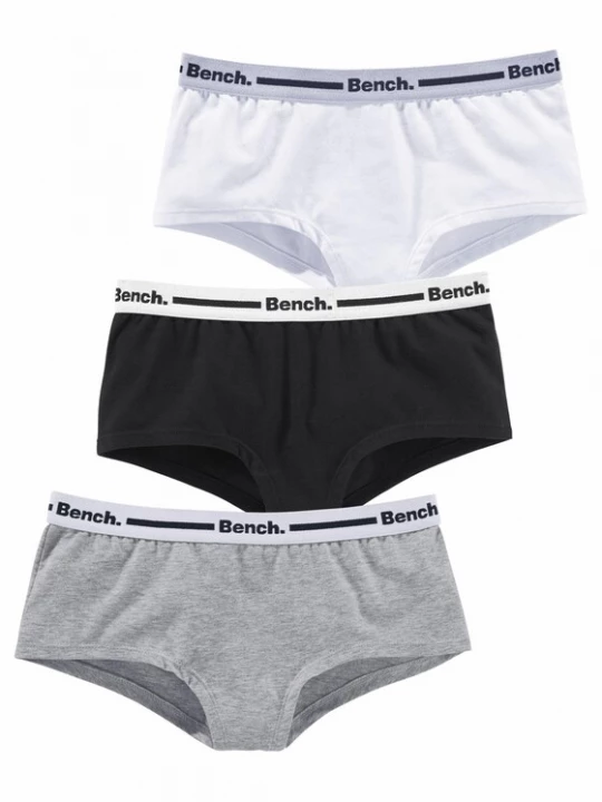 Foto van product BENCH Onderbroek grijs gemêleerd / zwart / wit