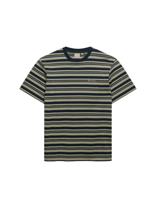 Foto van product BENCH Shirt 'Bench x Superdry & Co' donkerblauw / olijfgroen / pastelgroen / offwhite