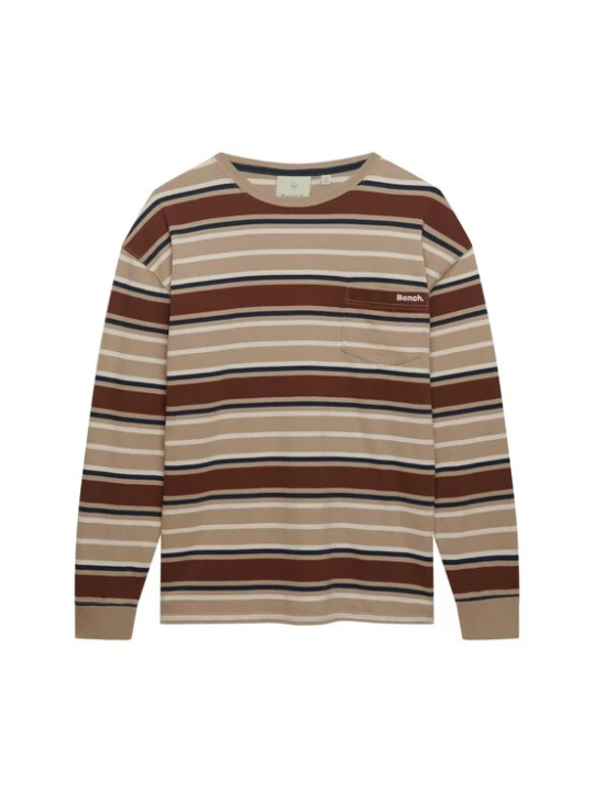 Foto van product BENCH Shirt 'Bench X Superdry & Co' marine / chocoladebruin / cappuccino / wit