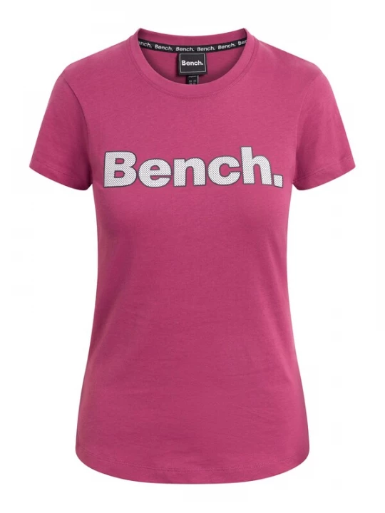 Foto van product BENCH Shirt 'Leora' navy / framboos / wit
