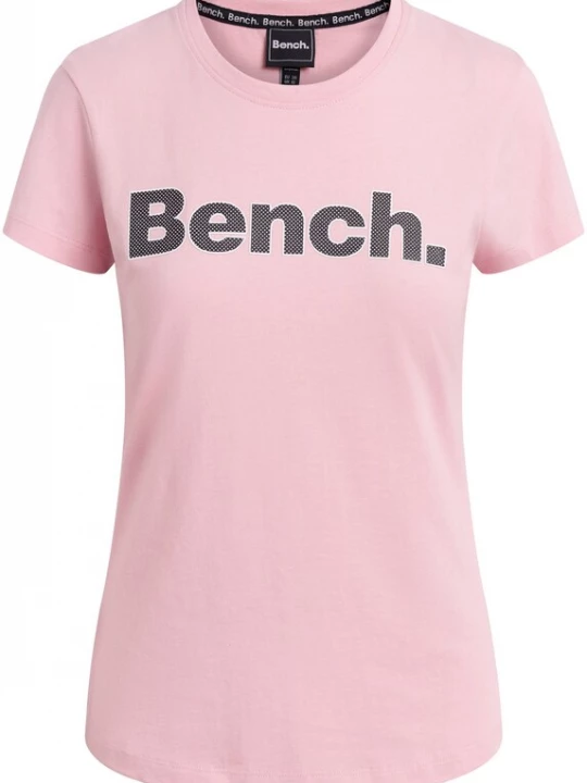 Foto van product BENCH Shirt 'Leora' rosa / zwart / wit