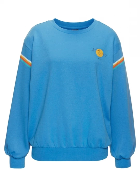 Foto van product BENCH Sweatshirt azuur / honing / wit