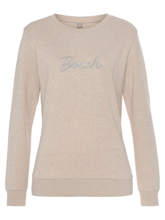 Foto van product BENCH Sweatshirt beige gemêleerd / zilver