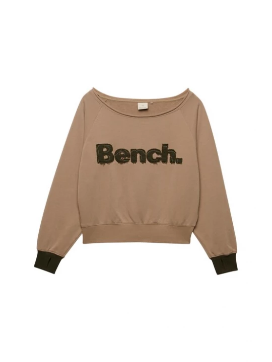 Foto van product BENCH Sweatshirt 'Bench X Superdry & Co' donkerbruin / kaki