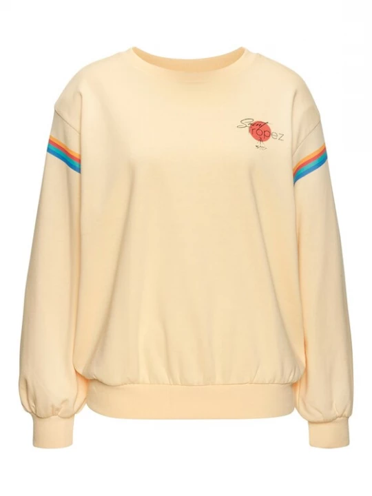 Foto van product BENCH Sweatshirt blauw / lichtgeel / mandarijn / zwart
