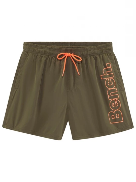 Foto van product BENCH Zwemshorts olijfgroen / donkeroranje
