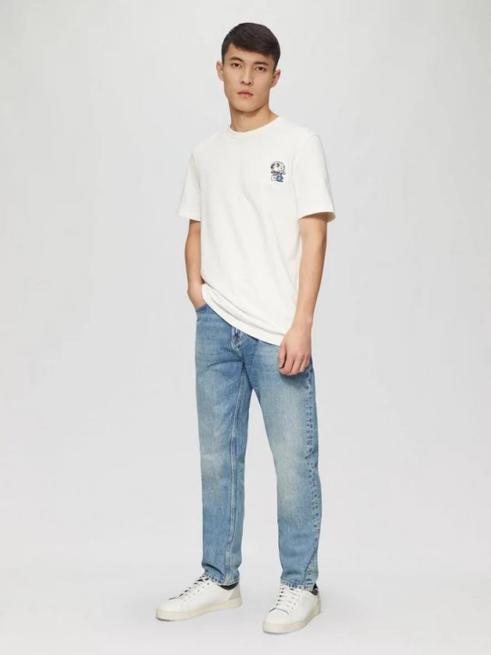 Foto van product Benito jeans / normale pasvorm / halfhoog / rechte pijp / 100% katoen s.Oliver blauw