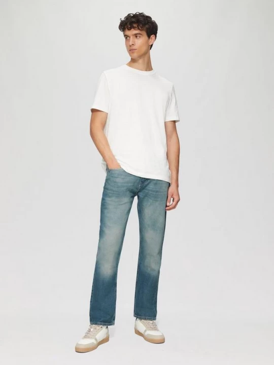 Foto van product Benito jeans / normale pasvorm / halfhoog / rechte pijp / 5 Gear Denim s.Oliver blauw