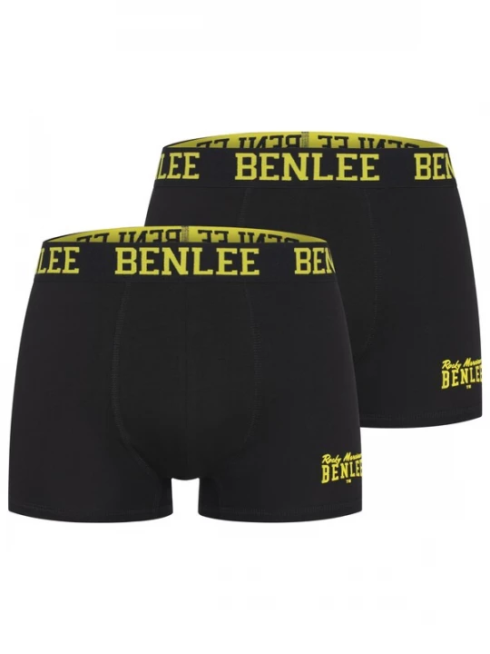 Foto van product Benlee Boxershorts 'Abbington' geel / zwart