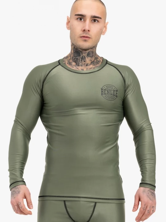 Foto van product Benlee Functioneel shirt 'Mossburn' olijfgroen / zwart