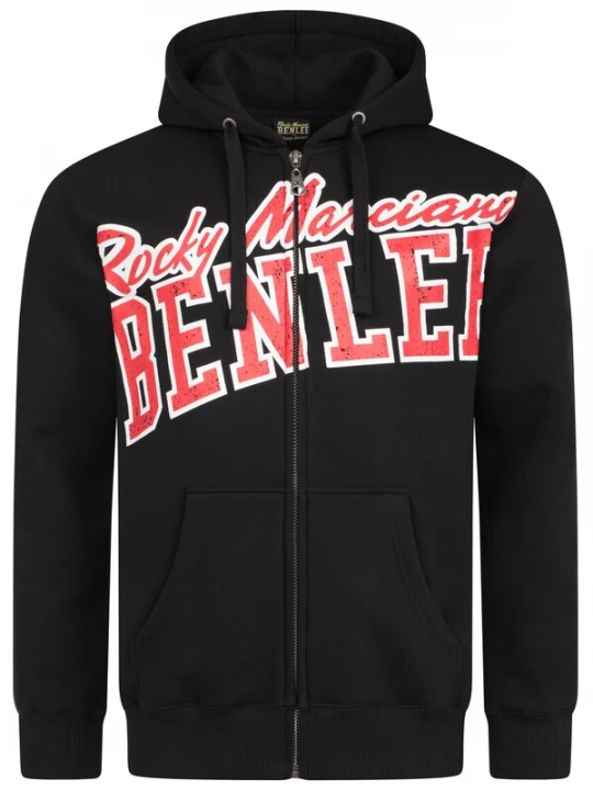 Foto van product Benlee Sportsweatvest 'Mills' grenadine / zwart / wit