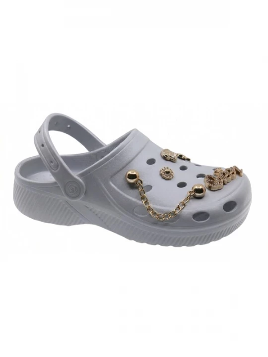 Foto van product Beppi Clogs grijs gemêleerd
