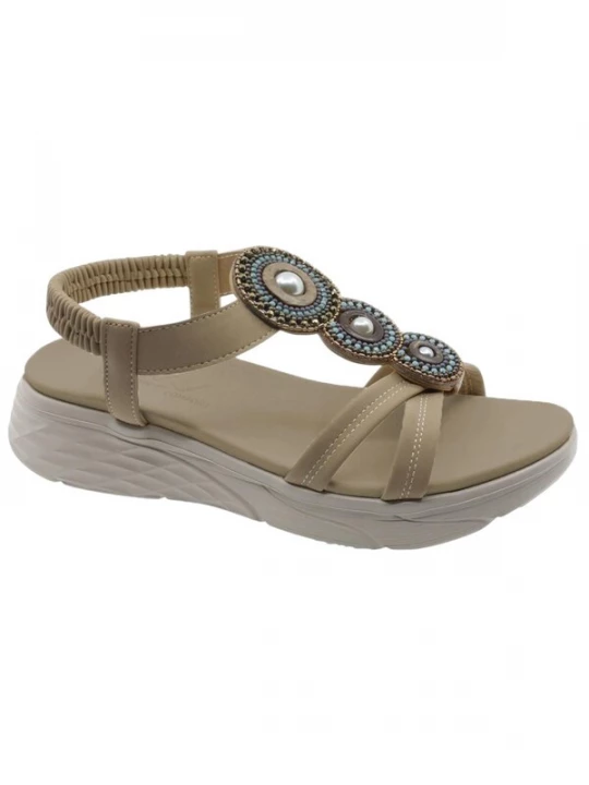 Foto van product Beppi Sandaal 'Casual Sandal' beige
