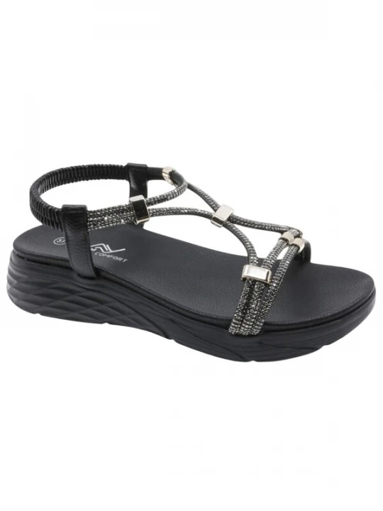 Foto van product Beppi Sandaal 'Casual Sandal' zwart