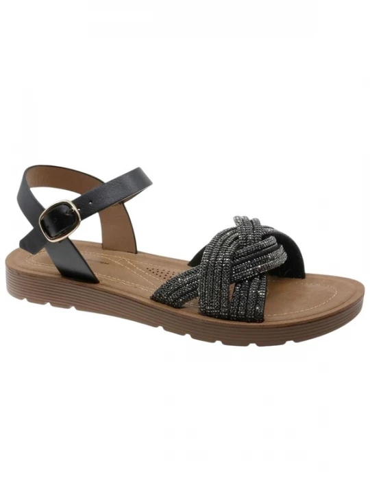 Foto van product Beppi Sandaal 'Casual Sandal' zwart
