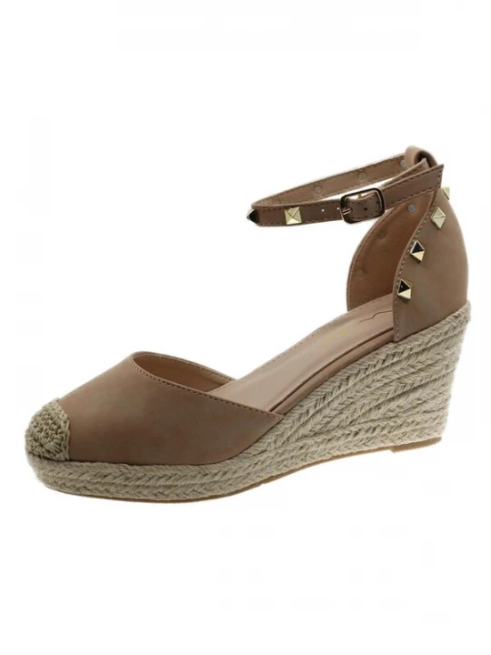 Foto van product Beppi Sandaal 'Casual Wedge Sandal' bruin
