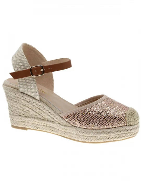 Foto van product Beppi Sandaal 'Casual Wedge Sandal' goud