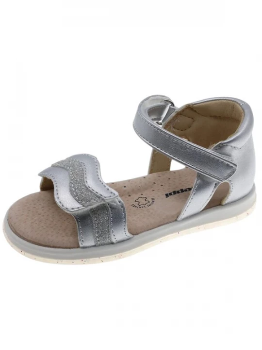 Foto van product Beppi Sandalen crème / zilver