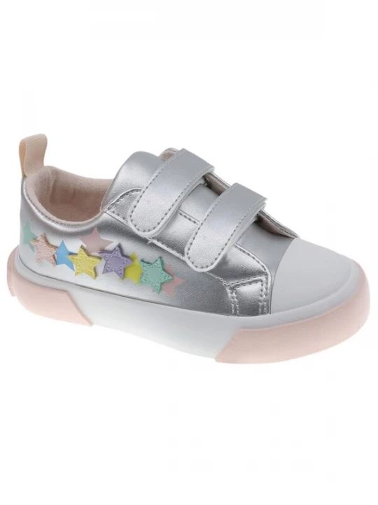 Foto van product Beppi Sneakers 'Canvas Shoe' zilver