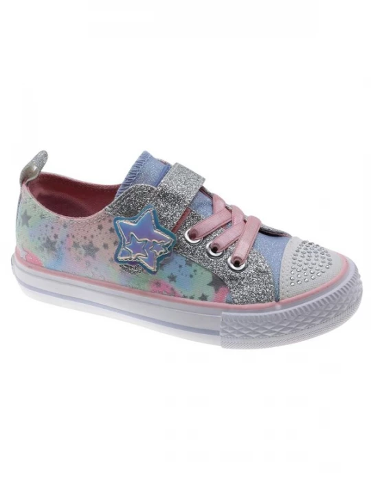 Foto van product Beppi Sneakers 'Canvas Shoe' zilver