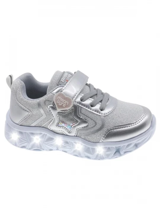 Foto van product Beppi Sneakers 'Lighting Shoes' zilver