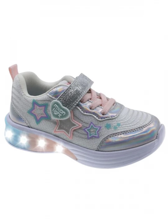 Foto van product Beppi Sneakers 'Lighting Shoes' zilver