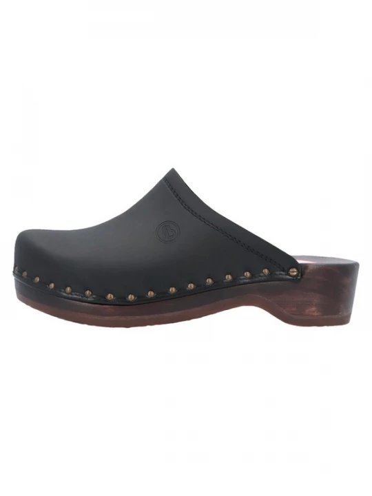 Foto van product BERKEMANN Clogs 'Natur-Toeffler' zwart