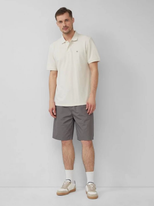 Foto van product Bermuda in een relaxed fit met fijn motief en elastische band s.Oliver grijs