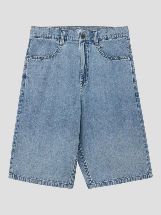 Foto van product Bermuda jeans baggy / loose fit / mid rise / wijde pijpen s.Oliver blauw