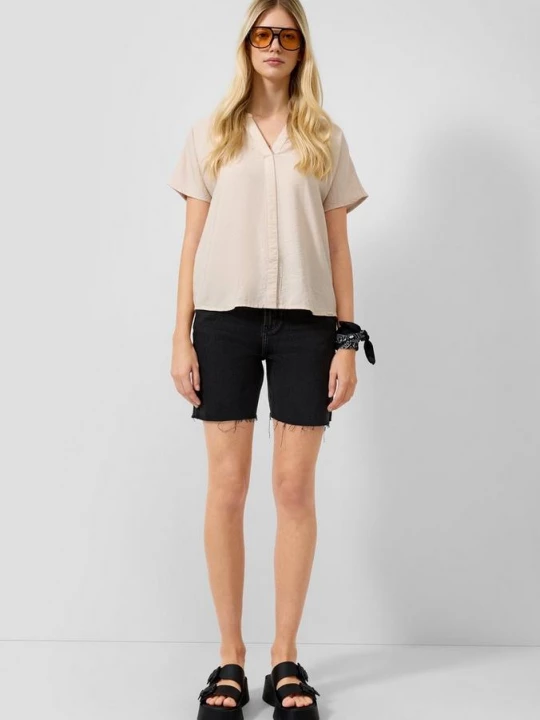 Foto van product Bermuda jeans Mom / Relaxed Fit / High Rise QS