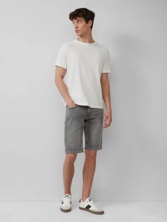 Foto van product Bermuda jeans / regular fit / mid rise / straight leg s.Oliver grijs