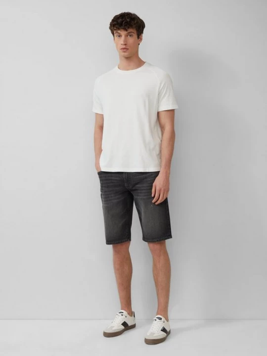 Foto van product Bermuda jeans / regular fit / mid rise / straight leg s.Oliver grijs