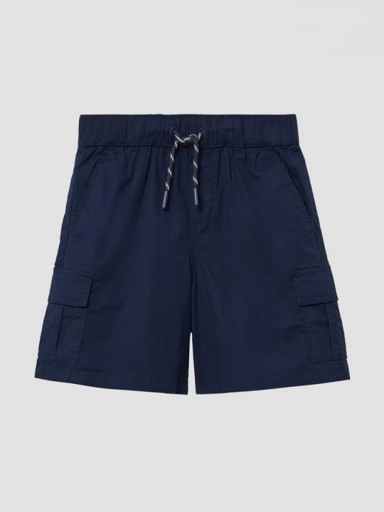 Foto van product Bermuda met een loose fit en cargozakken s.Oliver blauw