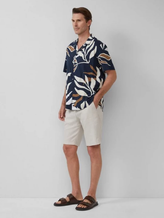 Foto van product Bermuda met los model van een linnenmix s.Oliver beżowy