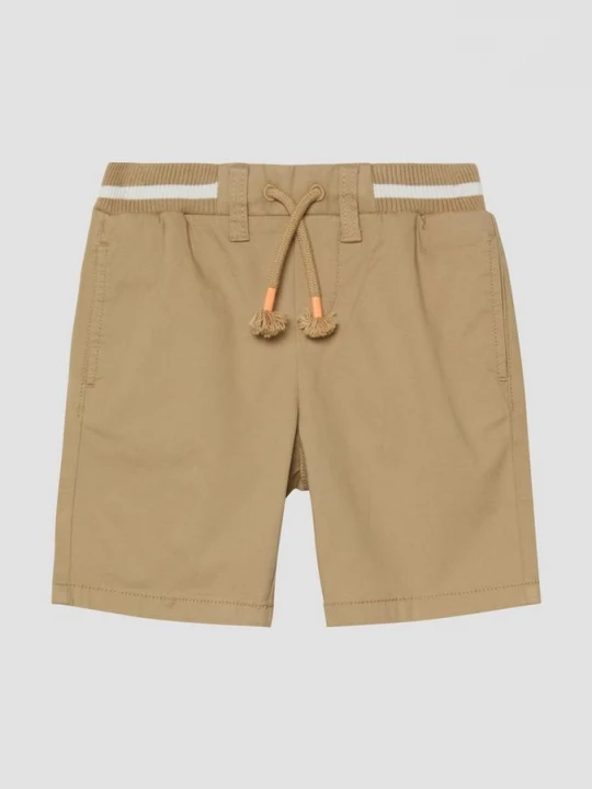 Foto van product Bermuda Pelle / Regular Fit / Met Rise / Elastische Tailleband s.Oliver bruin