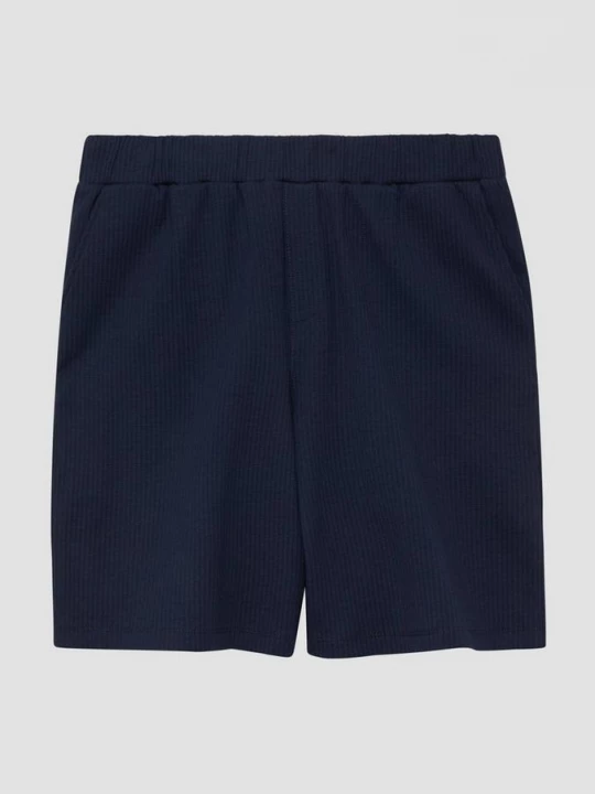 Foto van product Bermuda van getextureerde jersey s.Oliver blauw
