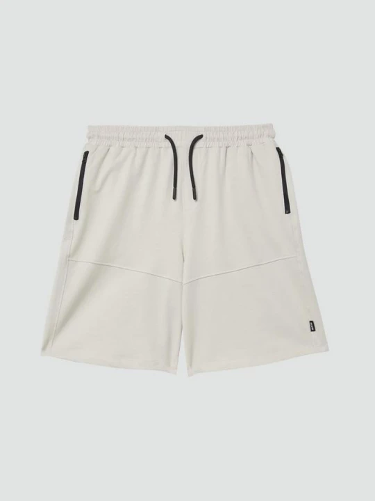 Foto van product Bermuda van luchtige sweatstof met een loose fit s.Oliver crème
