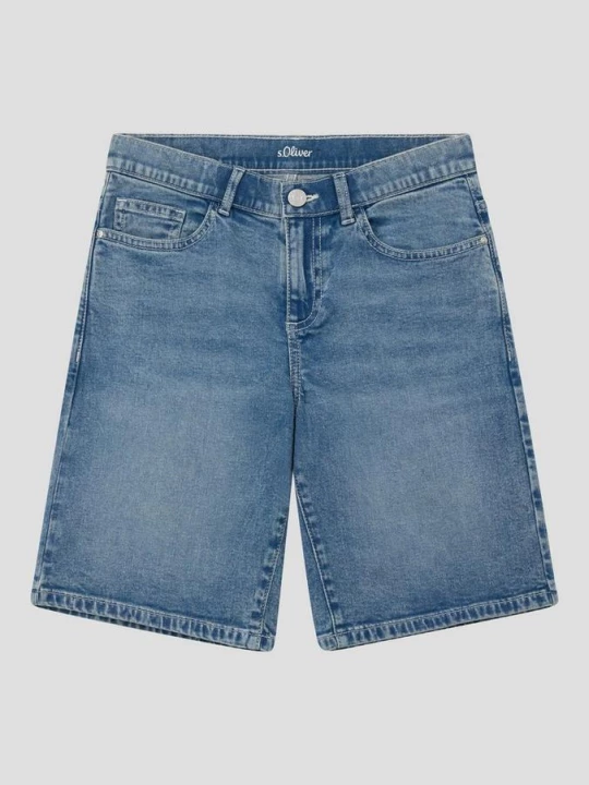 Foto van product Bermudajeans / Los model / Halfhoog / Wijde pijpen s.Oliver blauw