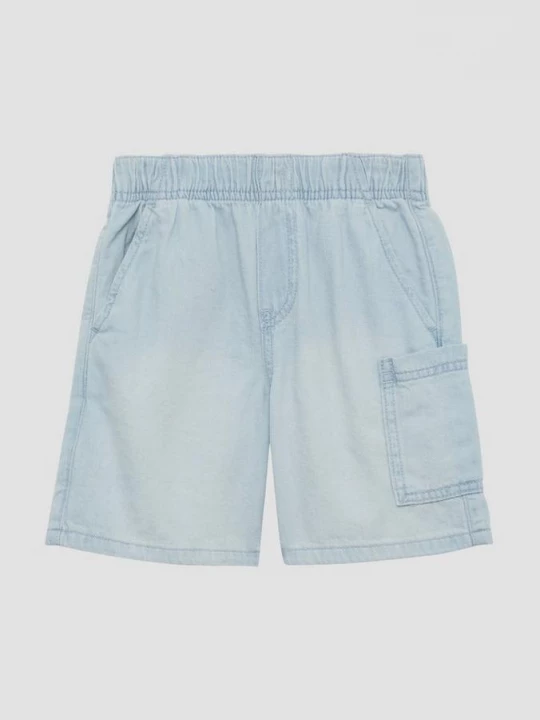 Foto van product Bermudajeans / Relaxed fit / Hoge taille / Wijde pijpen / Elastische tailleband s.Oliver blauw