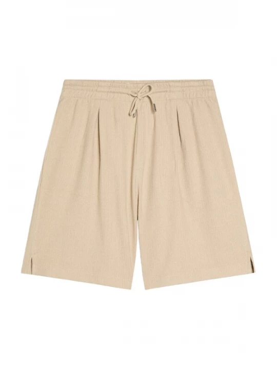 Foto van product Bershka Bandplooibroek cappuccino