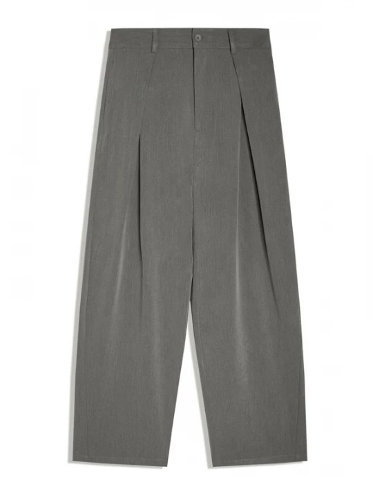 Foto van product Bershka Bandplooibroek donkergrijs