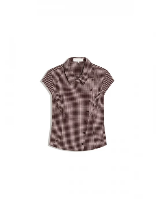 Foto van product Bershka Blouse crème / bordeaux