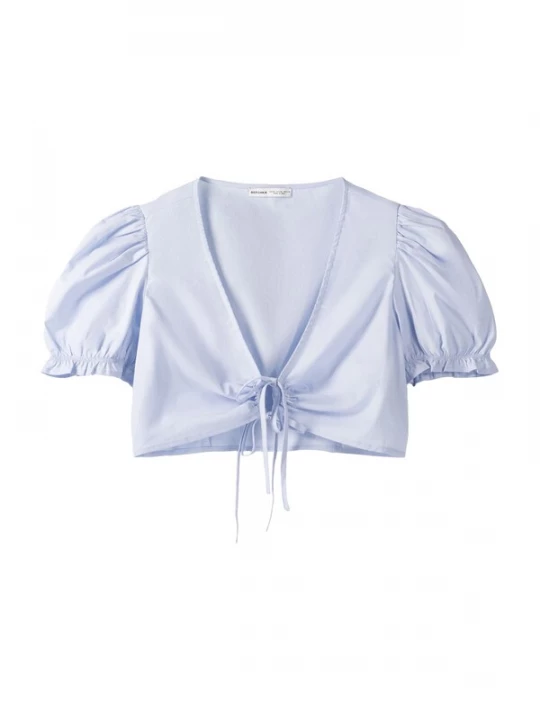 Foto van product Bershka Blouse pastelblauw