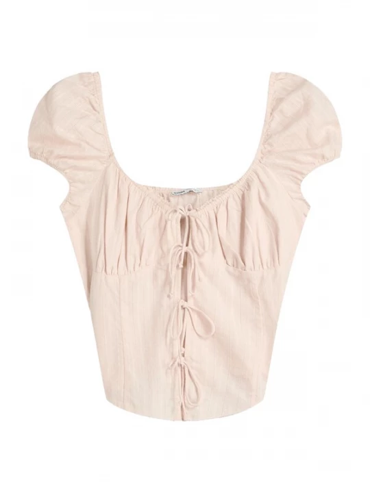 Foto van product Bershka Blouse poederroze / donkerroze