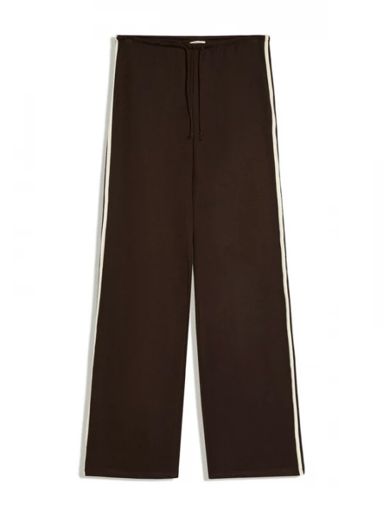 Foto van product Bershka Broek beige / chocoladebruin